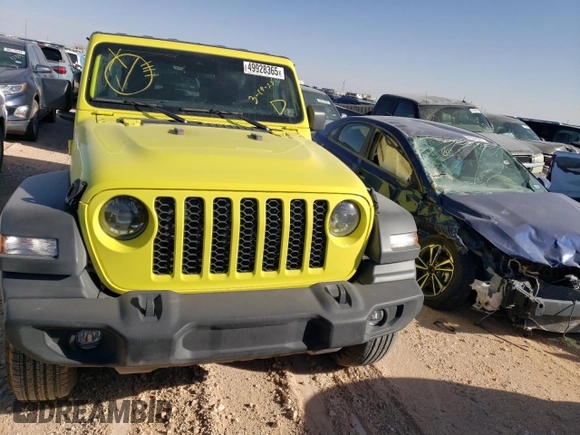 2024 Jeep Wrangler Sport S with VIN 1C4PJXDN0RW105903, listed as a Copart auction lot 49928365 with 6,297 mi miles and Salvage Title. Bid and sale history available at carsss.com. Image 5.