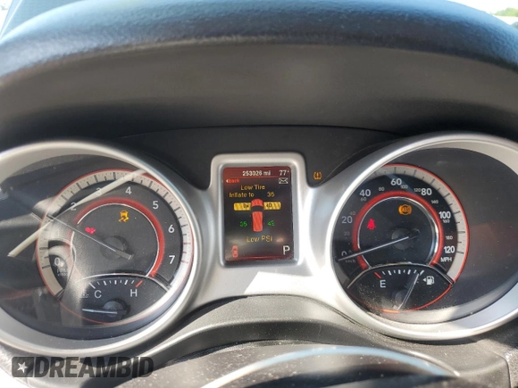 2015 Dodge Journey American Value with VIN 3C4PDCAB1FT583419, listed as a Copart auction lot 55968285 with 253,026 mi miles and Salvage Title. Bid and sale history available at DreamBid. Image 9.