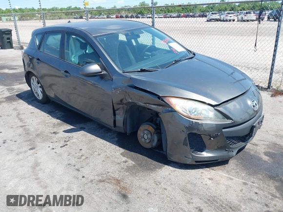 2012 Mazda 3 i Touring with VIN JM1BL1L89C1595243, listed as a IAAI auction lot 42131045 with 120,716 mi miles and . Bid and sale history available at DreamBid. Image 1.