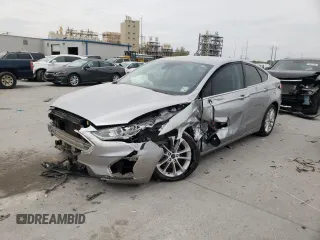 2020 Ford Fusion Hybrid SE with VIN 3FA6P0LU6LR104281, listed as a Copart auction lot 50644585 with 0 mi miles and Salvage Title. Bid and sale history available at carsss.com. Image 1.