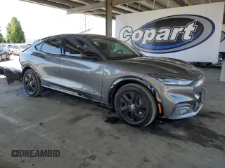 2021 Ford Mustang Mach-E California Route 1 with VIN 3FMTK2R7XMMA36084, listed as a Copart auction lot 54714775 with 59,087 mi miles and Salvage title. Bid and sale history available at DreamBid. Image 4.