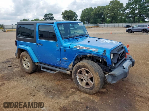 2014 Jeep Wrangler Sport z VIN 1C4AJWAG9EL235728, wystawiony jako Copart lot #59514355 z przebiegiem 66 928 mil mil oraz Szkoda całkowita • Salvage title. Historia ofert i sprzedaży dostępna na DreamBid. Obrazek 4.