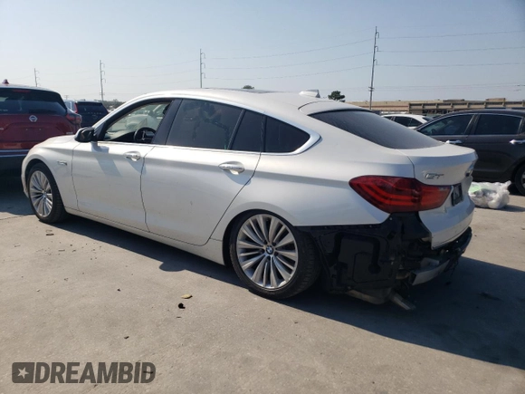 2015 BMW 5 Series 535i Gran Turismo with VIN WBA5M2C50FD872030, listed as a Copart auction lot 75757894 with 115,707 mi miles and Salvage title. Bid and sale history available at DreamBid. Image 2.