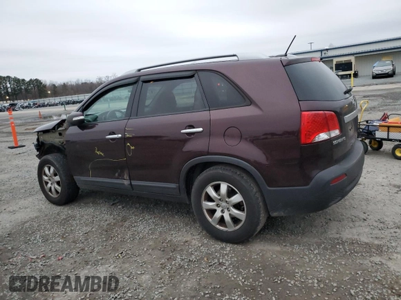 2013 Kia Sorento LX with VIN 5XYKT4A20DG314559, listed as a Copart auction lot 85943334 with 166,771 mi miles and Salvage title. Bid and sale history available at DreamBid. Image 2.