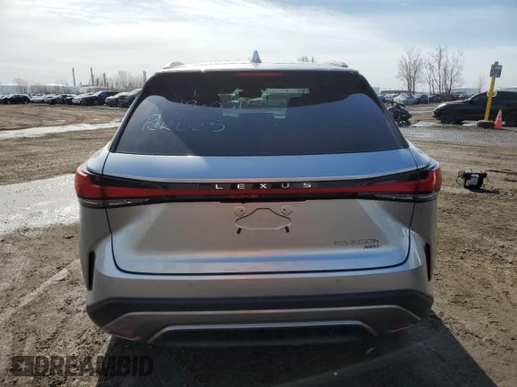 2023 Lexus RX 350h with VIN 2T2BBMCA7PC007912, listed as a Copart auction lot 49408125 with 21,279 mi miles and Clean Title. Bid and sale history available at DreamBid. Image 6.