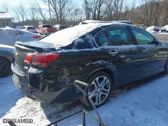 2017 Chevrolet SS with VIN 6G3F15RW5HL302117, listed as a IAAI auction lot 41394283 with 14,185 mi miles. Bid and sale history available at carsss.com. Image 4.