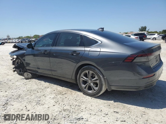 2024 Honda Accord EX-L with VIN 1HGCY2F69RA088066, listed as a Copart auction lot 54985585 with 35,143 mi miles and Salvage title. Bid and sale history available at DreamBid. Image 2.