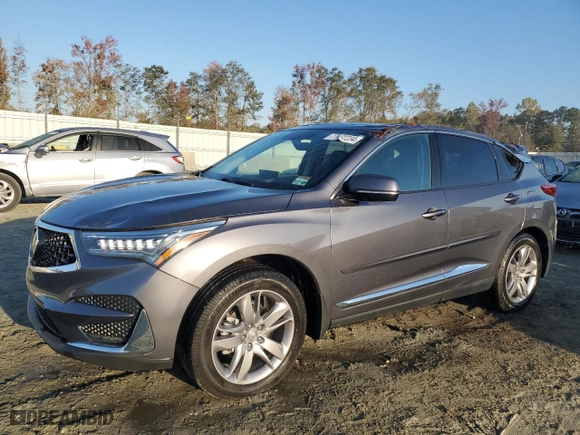 2020 Acura RDX w/Advance Pkg with VIN 5J8TC2H71LL019095, listed as a Copart auction lot 77492234 with 41,725 mi miles and Salvage Title. Bid and sale history available at carsss.com. Image 1.