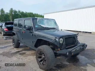 2016 Jeep Wrangler Unlimited Sport with VIN 1C4BJWDG4GL226180, listed as a IAAI auction lot 42419561 with 76,522 mi miles and . Bid and sale history available at DreamBid. Image 1.