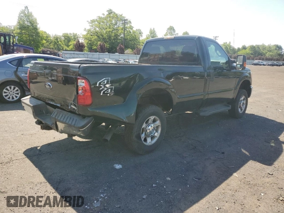 2013 Ford F-250 XL with VIN 1FTBF2B68DEA82735, listed as a Copart auction lot 58543855 with 106,710 mi miles and Salvage title. Bid and sale history available at DreamBid. Image 3.