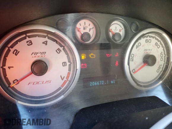 2008 Ford Focus SE with VIN 1FAHP35NX8W220992, listed as a Copart auction lot 82280104 with 206,672 mi miles and Salvage Title. Bid and sale history available at DreamBid. Image 9.