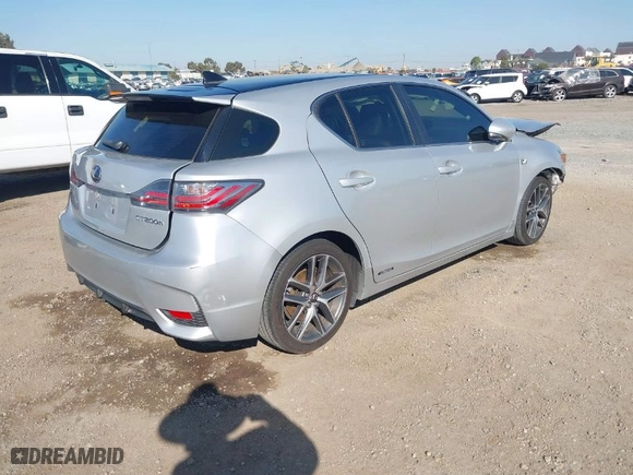 2015 Lexus CT 200h Hybrid with VIN JTHKD5BH2F2211953, listed as a IAAI auction lot 41637689 with 248,127 mi miles. Bid and sale history available at carsss.com. Image 4.