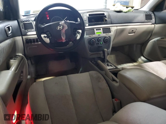 2006 Hyundai Sonata GLS with VIN 5NPEU46F86H012924, listed as a Copart auction lot 53334255 with 186,826 mi miles and Salvage Title. Bid and sale history available at DreamBid. Image 8.