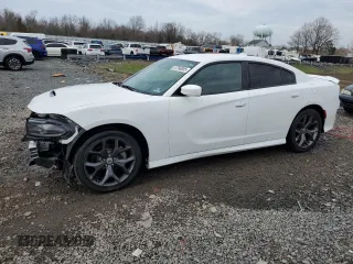 2019 Dodge Charger GT with VIN 2C3CDXHGXKH747040, listed as a Copart auction lot 51766005 with 70,964 mi miles and Salvage Title. Bid and sale history available at DreamBid. Image 1.