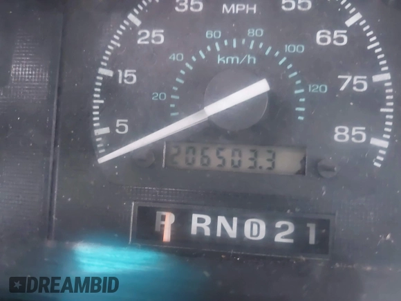 1996 Ford Econoline Cargo with VIN 1FTJS34H4THA69893, listed as a IAAI auction lot 41703257 with 206,503 mi miles and . Bid and sale history available at DreamBid. Image 15.