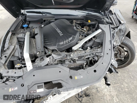 2019 Genesis G70 3.3T Advanced with VIN KMTG34LE0KU037714, listed as a Copart auction lot 69342024 with 55,490 mi miles and Salvage Title. Bid and sale history available at carsss.com. Image 13.