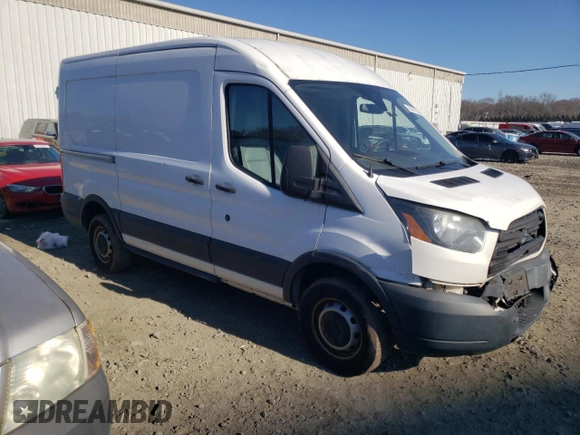 2016 Ford Transit Cargo with VIN 1FTYR1CM6GKA05473, listed as a Copart auction lot 45939715 with 201,655 mi miles and Salvage Title. Bid and sale history available at DreamBid. Image 4.
