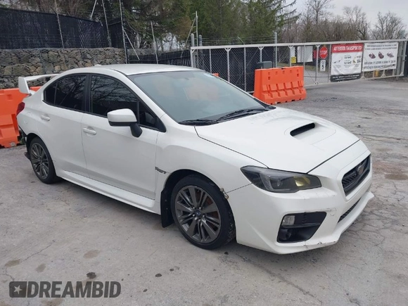 2015 Subaru WRX with VIN JF1VA1A67F9819707, listed as a IAAI auction lot 42021831 with 104,706 mi miles. Bid and sale history available at carsss.com. Image 1.