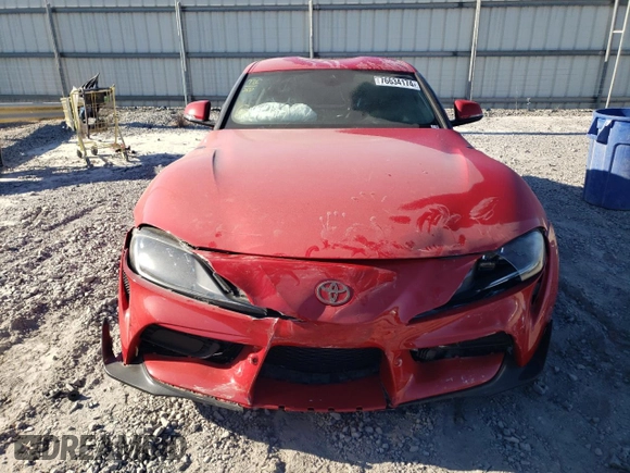 2020 Toyota Supra 3.0 with VIN WZ1DB4C09LW020670, listed as a Copart auction lot 76634174 with Not provided miles and Salvage title. Bid and sale history available at DreamBid. Image 5.