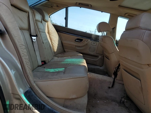 1997 BMW 7 Series 740il with VIN WBAGJ8325VDM04352, listed as a Copart auction lot 70189534 with 129,463 mi miles and Salvage Title. Bid and sale history available at carsss.com. Image 10.