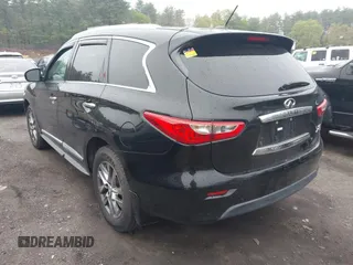 2013 Infiniti JX35 z VIN 5N1AL0MM2DC326276, wystawiony jako IAAI lot #42224710 z przebiegiem 106 508 mil mil oraz . Historia ofert i sprzedaży dostępna na DreamBid. Obrazek 3.