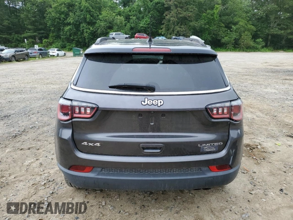 2018 Jeep Compass Limited z VIN 3C4NJDCB6JT436704, wystawiony jako Copart lot #59470265 z przebiegiem 84 581 mil mil oraz Szkoda całkowita • Salvage title. Historia ofert i sprzedaży dostępna na DreamBid. Obrazek 6.