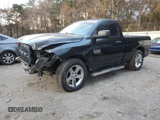 2016 Ram 1500 Tradesman with VIN 3C6JR6AG9GG115430, listed as a Copart auction lot 85242924 with 61,155 mi miles and Salvage title. Bid and sale history available at DreamBid. Image 1.