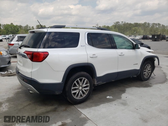 2017 GMC Acadia SLE with VIN 1GKKNLLS0HZ180424, listed as a Copart auction lot 53069325 with 158,493 mi miles and Salvage title. Bid and sale history available at DreamBid. Image 3.
