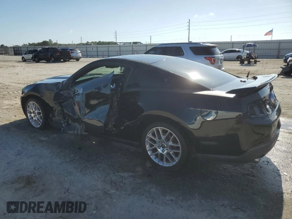 2012 Ford Mustang Premium with VIN 1ZVBP8AM4C5267344, listed as a Copart auction lot 58616155 with 118,484 mi miles and Salvage title. Bid and sale history available at DreamBid. Image 2.