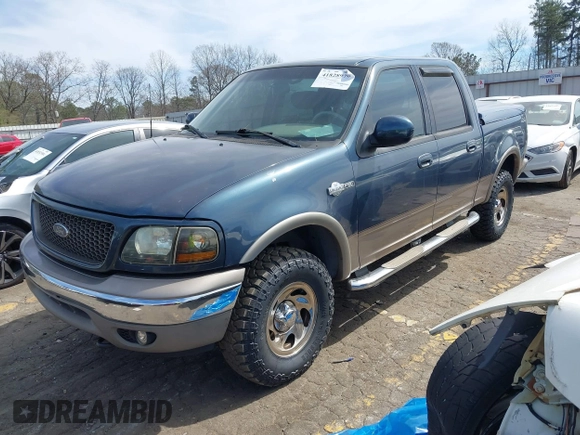 2003 Ford F-150 XLT with VIN 1FTRW08L33KB05743, listed as a IAAI auction lot 41828979 with 117,345 mi miles. Bid and sale history available at carsss.com. Image 2.