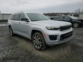 2021 Jeep Grand Cherokee L Overland with VIN 1C4RJKDG7M8144692, listed as a Copart auction lot 43857035 with 31,940 mi miles and Salvage Title. Bid and sale history available at carsss.com. Image 11.