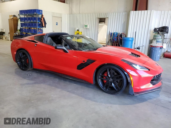 2015 Chevrolet Corvette 2LT with VIN 1G1YD2D76F5106533, listed as a Copart auction lot 80683444 with 67,986 mi miles and Clean Title. Bid and sale history available at carsss.com. Image 4.