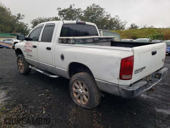 2003 Dodge Ram 2500 ST with VIN 3D7KU28CX3G850750, listed as a Copart auction lot 46476594 with 0 mi miles and Non Repairable. Bid and sale history available at carsss.com. Image 2.
