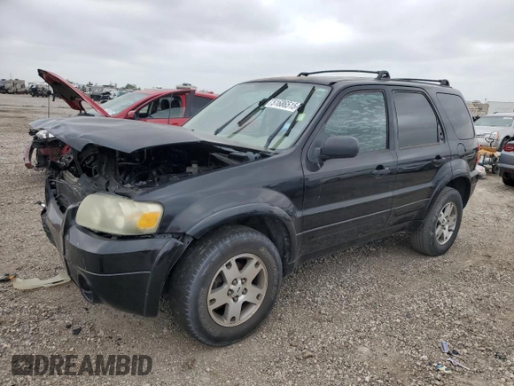 2005 Ford Escape Limited z VIN 1FMYU04135KB19386, wystawiony jako Copart lot #51686515 z przebiegiem Nie podano mil oraz Szkoda całkowita • Salvage title. Historia ofert i sprzedaży dostępna na DreamBid. Obrazek 1.