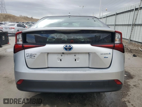 2022 Toyota Prius L Eco with VIN JTDKAMFU9N3160987, listed as a Copart auction lot 47665885 with 154,509 mi miles and Salvage Title. Bid and sale history available at DreamBid. Image 6.