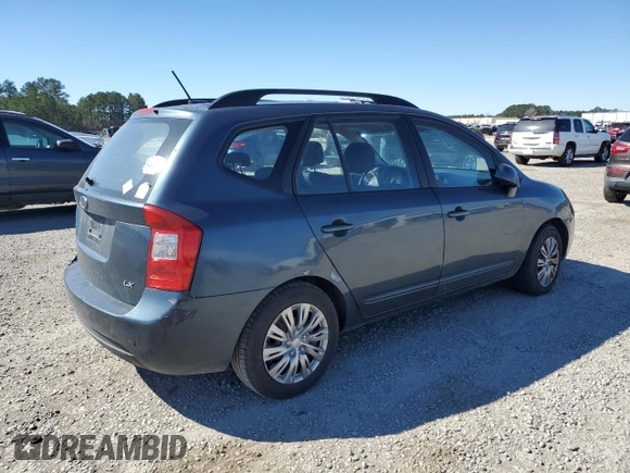 2009 Kia Rondo LX with VIN KNAFG528297271925, listed as a Copart auction lot 46342845 with 128,002 mi miles and Salvage Title. Bid and sale history available at carsss.com. Image 3.