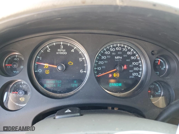 2012 Chevrolet Suburban LT with VIN 1GNSCJE04CR236950, listed as a Copart auction lot 53024265 with 216,314 mi miles and Salvage Title. Bid and sale history available at carsss.com. Image 9.