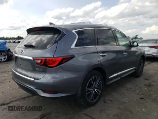 2019 Infiniti QX60 Luxe with VIN 5N1DL0MM3KC507445, listed as a Copart auction lot 55137195 with 205,602 mi miles and Salvage Title. Bid and sale history available at DreamBid. Image 3.