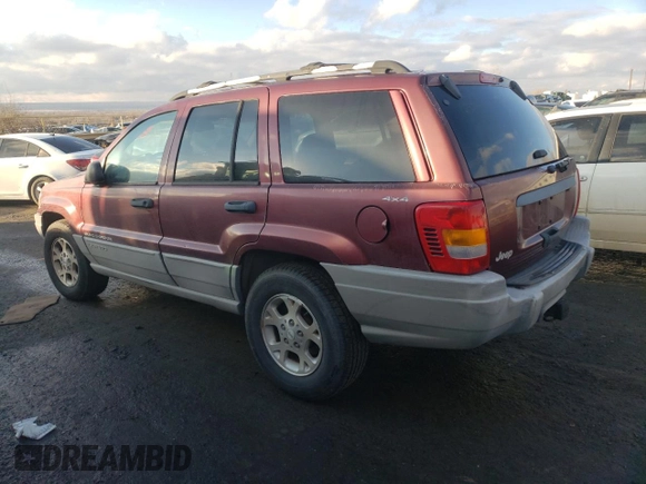 1999 Jeep Grand Cherokee Laredo with VIN 1J4GW58SXXC706962, listed as a Copart auction lot 88325515 with Not provided miles and Clean title. Bid and sale history available at DreamBid. Image 2.