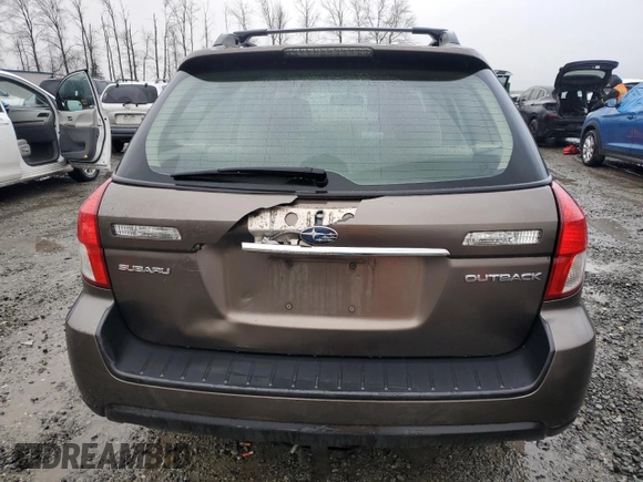 2009 Subaru Outback Special Edtn with VIN 4S4BP61C297318959, listed as a Copart auction lot 88129545 with 111,405 mi miles and Salvage Title. Bid and sale history available at carsss.com. Image 6.