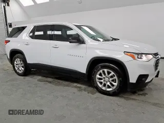 2021 Chevrolet Traverse LS with VIN 1GNERFKW7MJ123401, listed as a Copart auction lot 61688025 with 51,777 mi miles and Clean title. Bid and sale history available at DreamBid. Image 4.