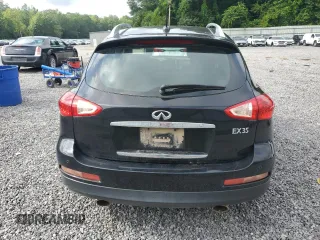 2010 Infiniti EX with VIN JN1AJ0HP1AM700027, listed as a Copart auction lot 61242935 with 204,033 mi miles and Salvage title. Bid and sale history available at DreamBid. Image 6.