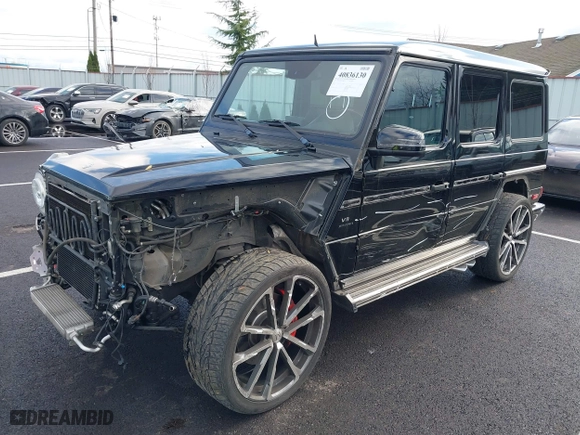 2015 Mercedes-Benz G-Class G 63 AMG with VIN WDCYC7DF7FX237855, listed as a IAAI auction lot 40836130 with 88,920 mi miles. Bid and sale history available at carsss.com. Image 19.