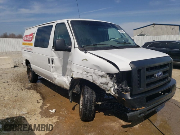 2008 Ford Econoline Cargo Commercial with VIN 1FTNE14W88DA08069, listed as a Copart auction lot 48592425 with 198,699 mi miles and Salvage title. Bid and sale history available at DreamBid. Image 4.