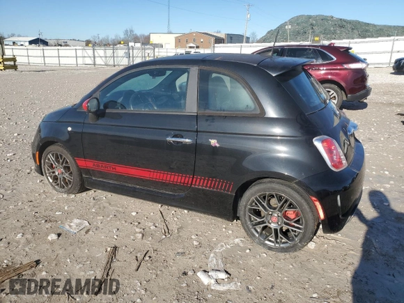 2017 FIAT 500 Abarth z VIN 3C3CFFFH1HT598484, wystawiony jako Copart lot #84770214 z przebiegiem 79 992 mil mil oraz Czysty tytuł • Clean title. Historia ofert i sprzedaży dostępna na DreamBid. Obrazek 2.