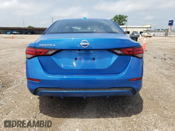2025 Nissan Sentra SV with VIN 3N1AB8CV4SY240538, listed as a Copart auction lot 54407125 with 2,624 mi miles and Salvage Title. Bid and sale history available at carsss.com. Image 6.