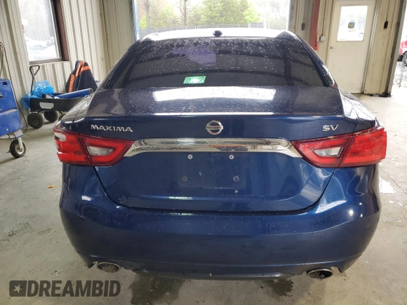 2018 Nissan Maxima SV with VIN 1N4AA6AP5JC393757, listed as a Copart auction lot 51673775 with 81,632 mi miles and Salvage Title. Bid and sale history available at carsss.com. Image 6.