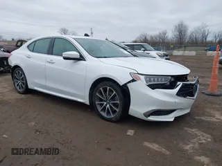 2018 Acura TLX w/Technology Pkg with VIN 19UUB3F5XJA003047, listed as a IAAI auction lot 41490476 with 56,154 mi miles. Bid and sale history available at carsss.com. Image 1.