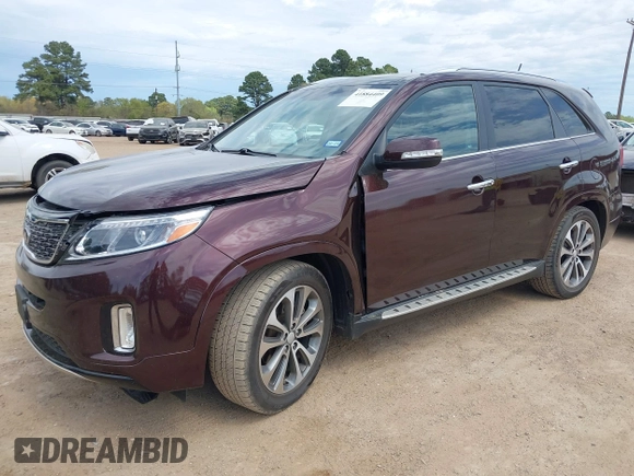 2015 Kia Sorento SX Limited with VIN 5XYKW4A72FG555027, listed as a IAAI auction lot 41884409 with 107,070 mi miles. Bid and sale history available at carsss.com. Image 19.