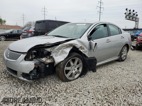2010 Mitsubishi Galant ES with VIN 4A32B3FF7AE012907, listed as a Copart auction lot 52824205 with 0 mi miles and Salvage Title. Bid and sale history available at carsss.com. Image 1.